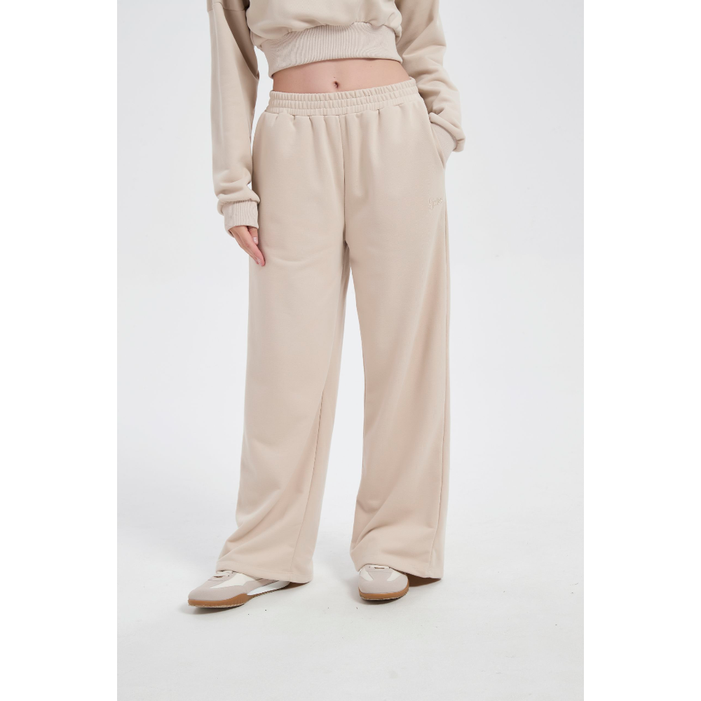 Emerald Wide-Leg Joggers